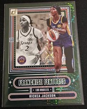 2025 Donruss WNBA Franchise Features Rickea Jackson #8 /399 Green Fireworks