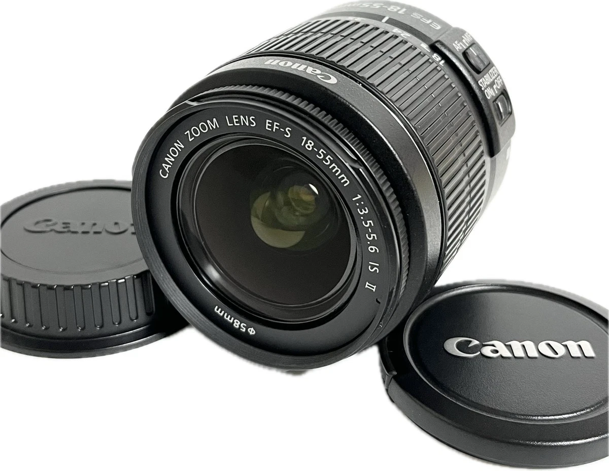 CANON】 EF-S18-55mm F3.5-5.6 IS STM プロテクター付き