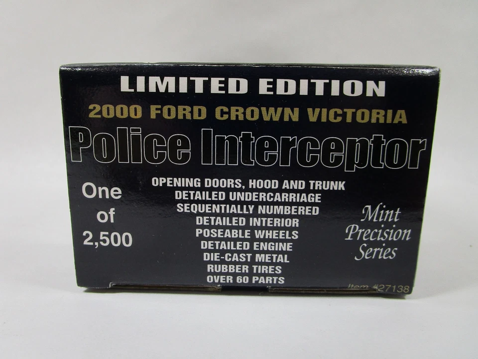 Gearbox 2000 Ford Crown Victoria Diecast 1:43 Scale Indiana State Police - Image 4 of 4