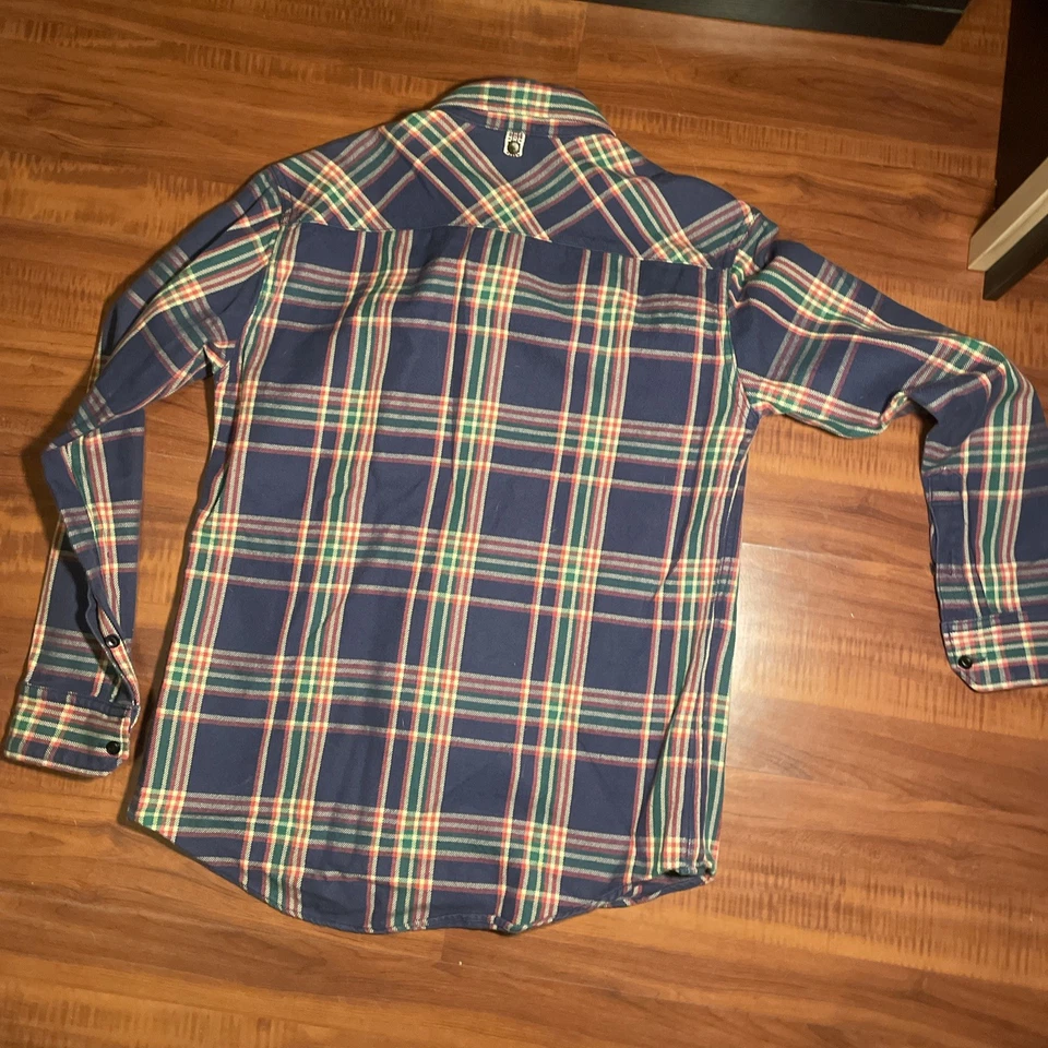 VISVIM F.I.L Cubism Flannel Shirt Made In Japan Sz 1 Small 100% Cotton Plaid - Image 4 of 4