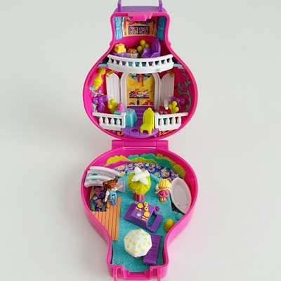 Vintage Polly Pocket - Up Up And Away - Bluebird Figuren Heißluftballon kompakt