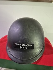 Vintage Daytona Helmet Half Skull Cap Motorcy...