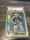 2013 Panini Cornerstones Tom Brady Green Prizm PSA 10 GEM MT /5 1of1
