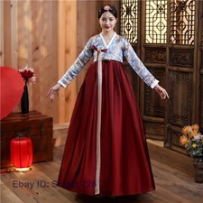 Traditional Korean Clothing Women Hanbok Dress Court Stage Wedding Dance Dress