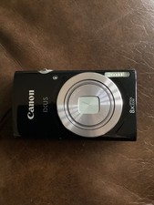 CANON IXUS 177 20MP BLACK EXCELLENT+   Digital Camera SD Card Case etc Working