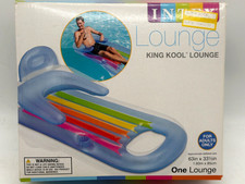 Intex King Kool Lounge Inflatable Pool Float 63" X 33.5" For Adults Only