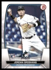 Jordan Groshans Rookie 2023 Bowman Miami Marlins #68