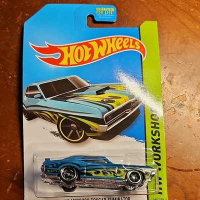 Hot Wheels Cougar Eliminator HW Workshop 2013 Blue Diecast 1:64 Car