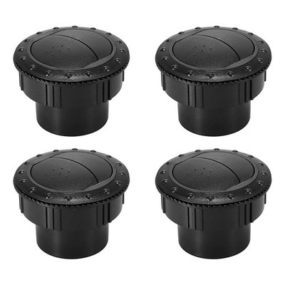 60mm AC Air Outlet Vent Louvered 4 Pack for RV Bus Boat Yacht Universal *mp
