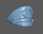 Blackhawk Hat 1:18 scale unpainted accessory for 3.75" Action FIgures