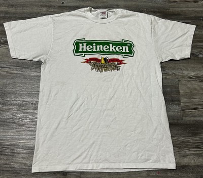 Vintage Heineken Amstel Light Tops Alcohol Beer Promo T-Shirt Size M Men