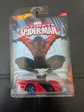 Unisex 2015 Hot Wheels Ultimate Spider-man Red Spider-Man 2099 1:64 Die-Cast-Nuevo
