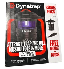 Dynatrap 1/2 Acre LED Outdoor Insect Trap Cleaning Brush and Hook BRAND NEW
