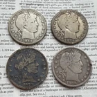 Barber Half Dollar Lot of 4 🇺🇸