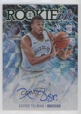 2020-21 Panini NBA Hoops Rookie Ink Green Xavier Tillman #RI-XAT Auto 02ez