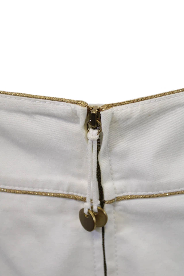 Per Se женщин молнии застежки с подкладкой карманы мини юбка бежевый размер 6 - Изображение 4 из 4