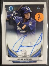 Urena, Jose - 2014 Bowman Chrome - Autograph - INV2