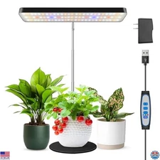Wiaxulay Grow Lights for Indoor Plants Full Spectrum, 78 LED/11 in Desktop Plant