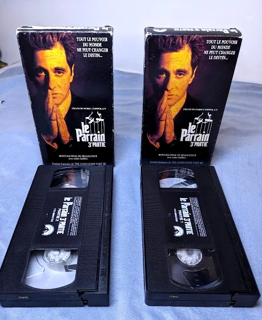 El Padrino Parte III (1991) - VHS francés “Le Parrain 3e Partie” - 2 casetes Foto 3 de 4