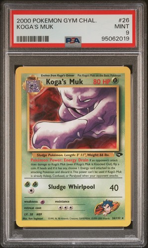 Koga's Muk (Unlimited) graded PSA 9 for sale on eBay