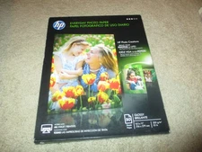 HP Everyday Photo Paper Glossy 8-1/2”x 11” (50 Sheets/Pack) Q8723A - NEW