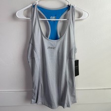 NWT ZOOT RUN Silver Stand Heather  Pacific Sunset Singlet Tank Top Size XS