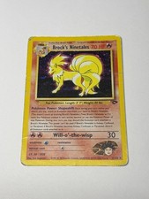 Vintage Pokémon Card TCG Brock's Ninetales 3/132 Gym Challenge Holo MP/HP on eBay