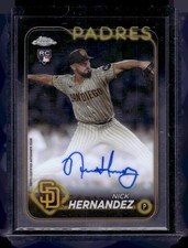 2024 Topps Chrome #RA-NH Nick Hernandez Rookie Autographs