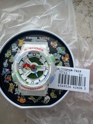CASIO G-SHOCK x Pokemon GA-110PKM-7AJR - Unisex Armbanduhr - Sofortversand - Neu