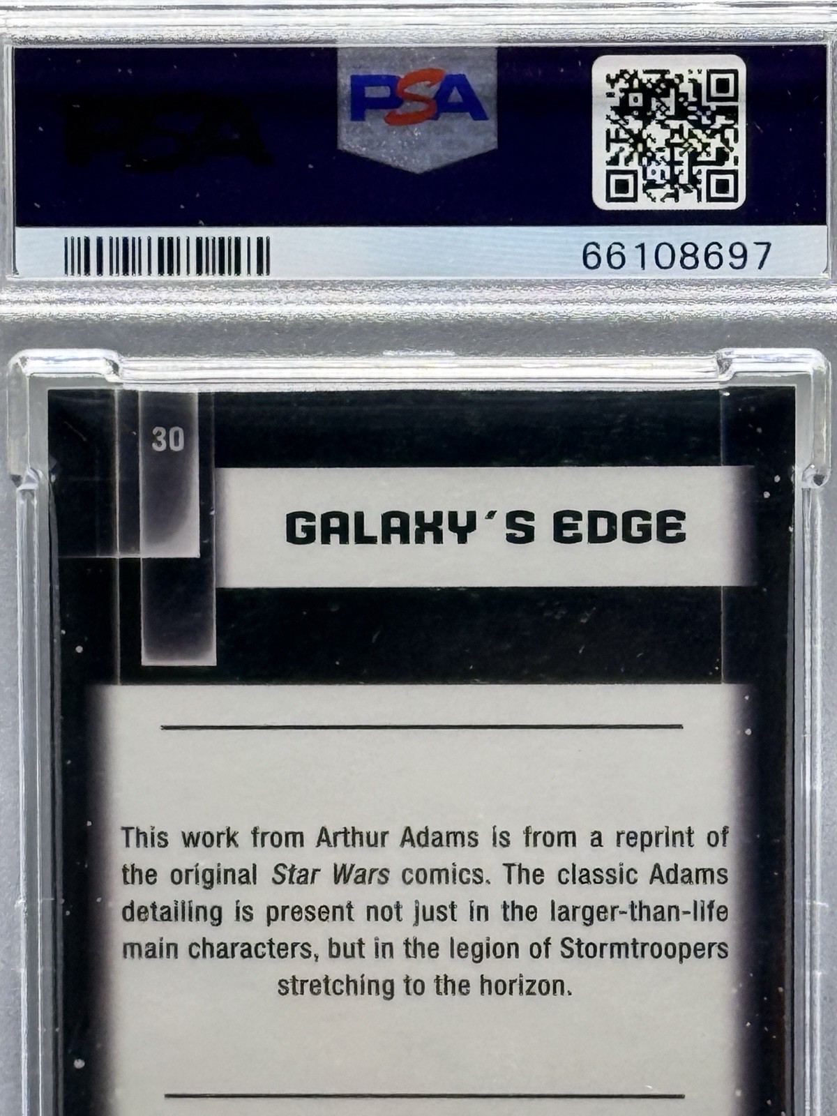 2021 Topps Star Wars Galaxy Chrome Galaxy’s Edge #30 Mojo Refractor 32/50 PSA 10 view 7