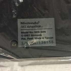 NINTENDO NES ADVANTAGE JOYSTICK CONTROLLER NEW & CIB W/ PAPERWORK