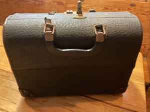 Antique Black Leather Doctor’s Bag Used