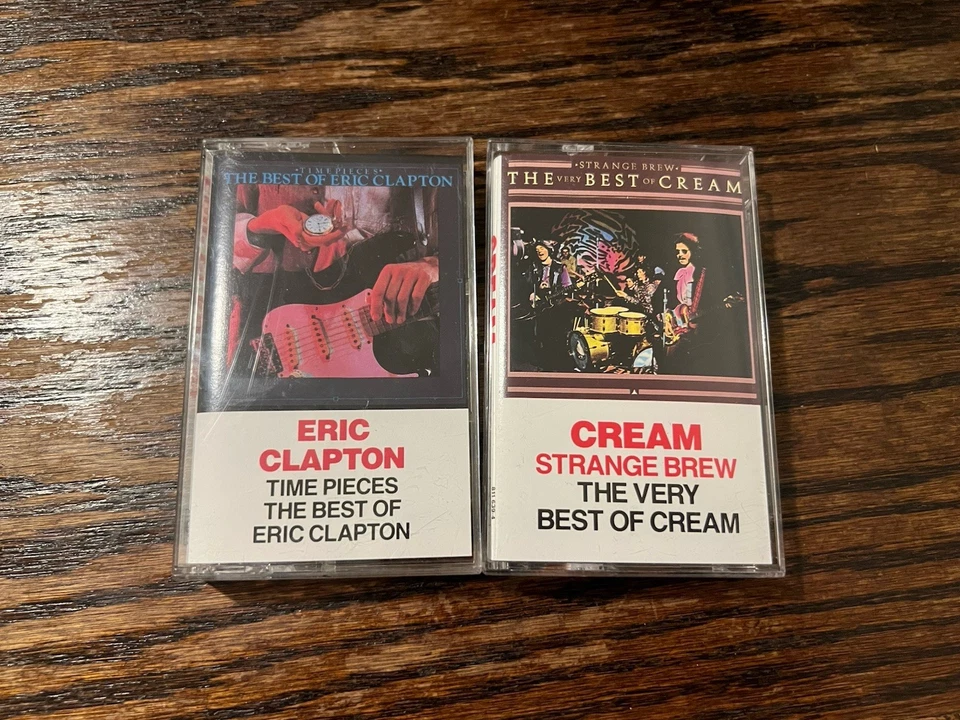 Best Of Eric Clapton + Best Of Cream 2 Cassettes *Very Good* - Image 2 of 4