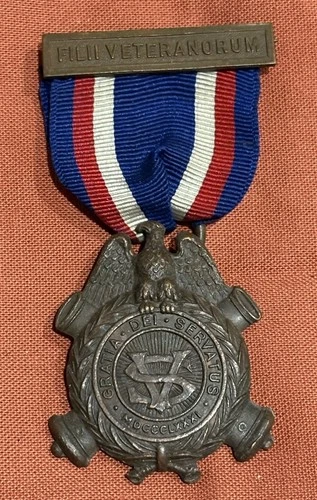 Sons Of Union Veterans of the Civil War Bronze Medal 1881 Filii Veteranorum