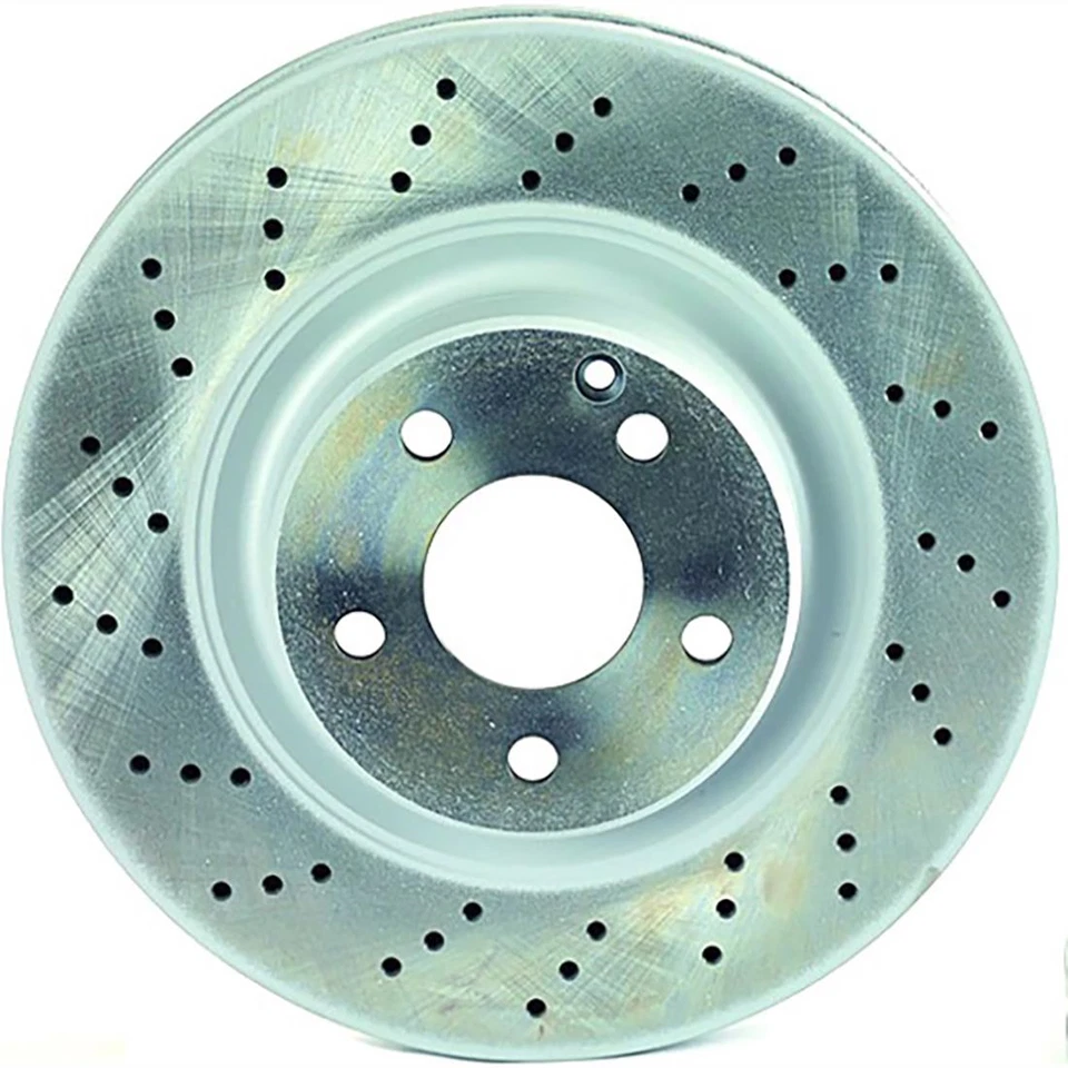 Rotor de freno delantero Brembo alto rendimiento OE para Mercedes-Benz E500 2003 2004 05 Foto 3 de 3