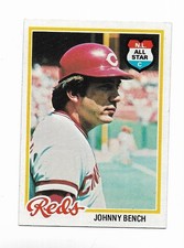 1978 Topps:#700 Johnny Bench,Reds