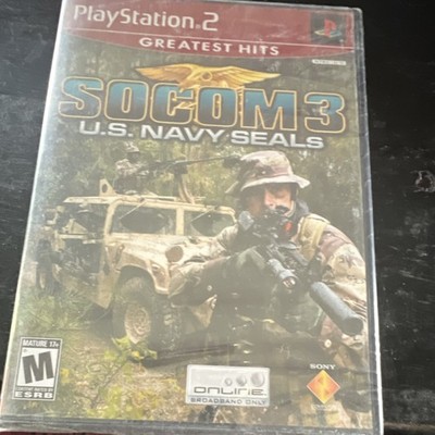 SOCOM 3: U.S. Navy SEALs PlayStation 2 Shooter Multiplayer Manual NTSC-U/C