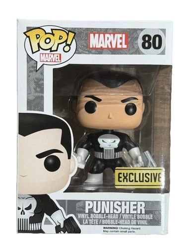 New Funko Pop Marvel 80 Punisher Vinyl Figure Walgreens Exclusive Vaulted