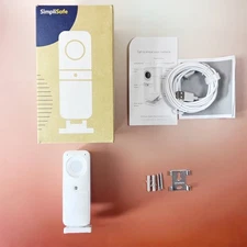 SimpliSafe Wireless Indoor Security Camera Smart Alarm Night Motion CM006 White