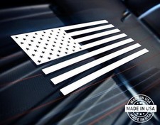 American Flag Decal Vinyl Die Cut Window Sticker 100 Made In Usa