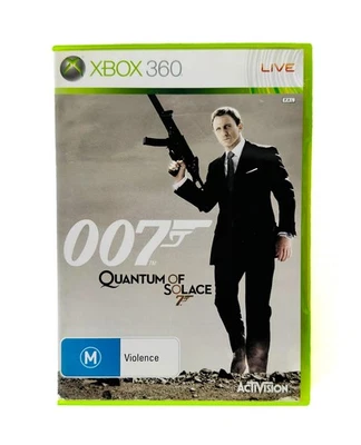 007 Quantum of Solace Inc Artwork + Manual Xbox 360 CIB GC PAL AU - image 1 of 3