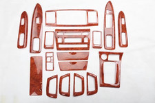 17pcs Yellow Wood Grain Car Interior Kit Cover Trim For Toyota Corolla 2004-2006 17pcs Yellow Wood Grain Car Interior Kit Cover Trim For Toyota Corolla 2004-2006