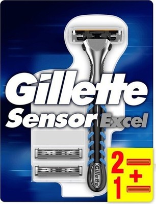 Gillette Sensor Excel Rasierer plus 3 Klingen