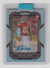 2022 NFL Prizm Trent McDuffie Silver RC Auto