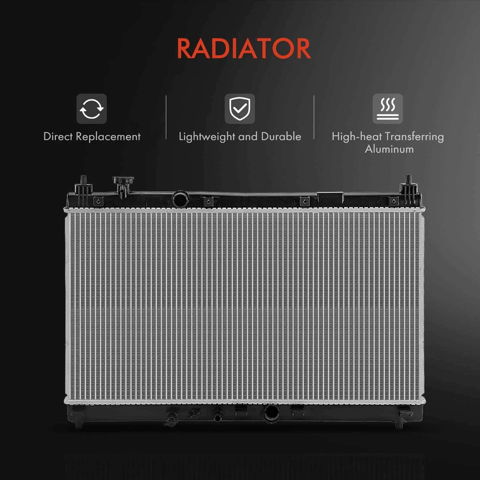 Kit de 4 radiadores y condensadores de aire acondicionado y ventilador de refrigeración para Honda Fit 2015-2020 L4 1,5 L Foto 2 de 4