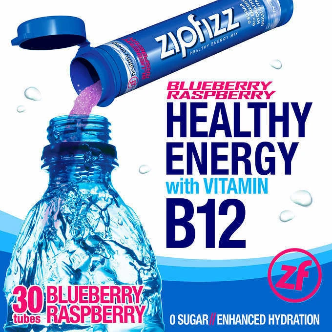 Mezcla de bebidas energéticas saludables Zipfizz, 30 tubos - ¡ENVÍO GRATUITO! MEJOR PRECIO! Foto 3 de 4