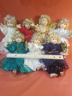 Sun Point Co. Trumpeting Christmas Angels Set Of Seven