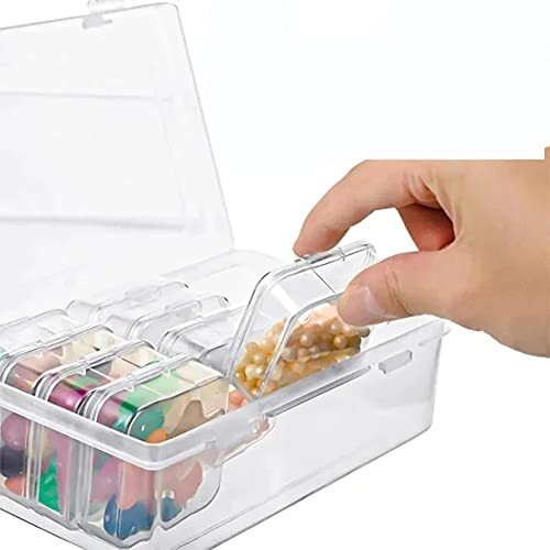 Kit Viaggio 15 Mini Contenitori Kepuarm - Organizer per Gadget e Kit