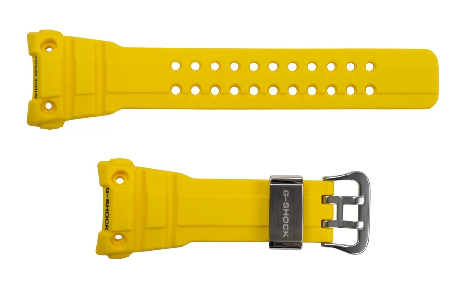 Correa de reloj Casio ORIGINAL G-Shock amarilla Gulfmaster goma GWN-1000 GOMA Foto 2 de 4