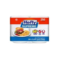 Hefty Supreme 8 7/8" Foam Plates, 250 ct.